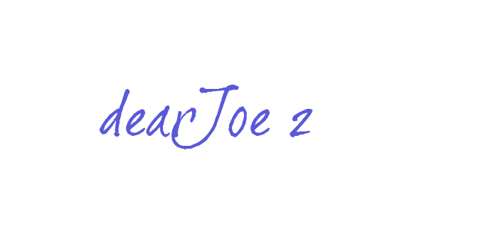 dearJoe 2 Font Download