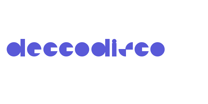 deccodisco Font Download