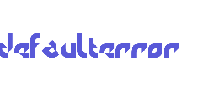 defaulterror Font