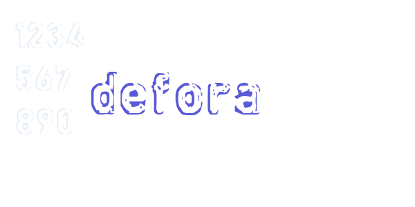 defora font free