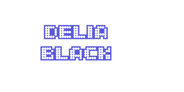 delia Black Font Download