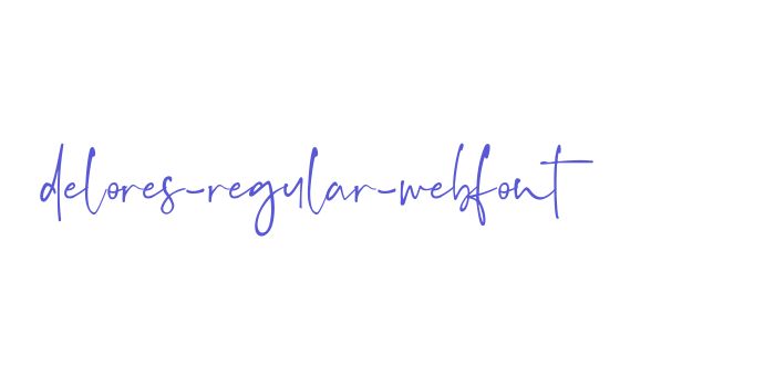 delores-regular-webfont Font Download