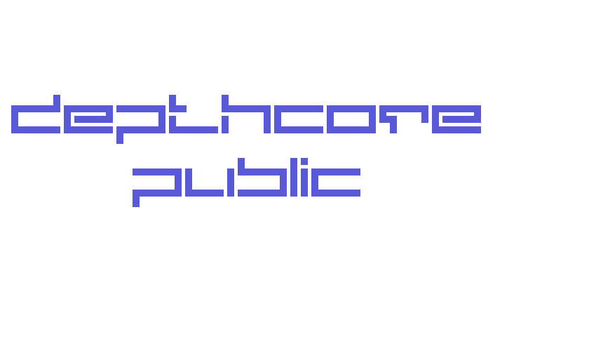 depthcore public Font