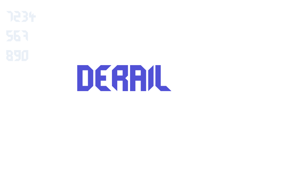 derail-font-download