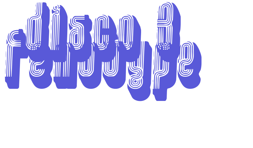 disco 3 fenotype Font Download