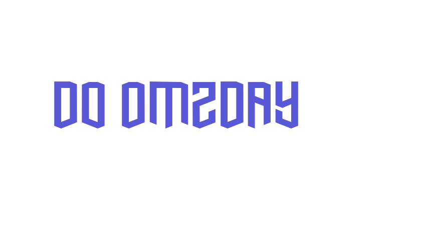 do Omzday Font Download