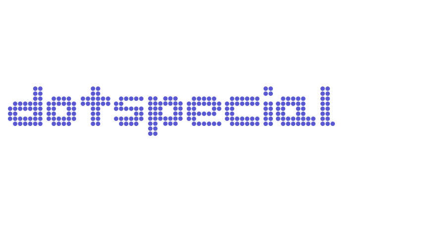 dotspecial Font Download