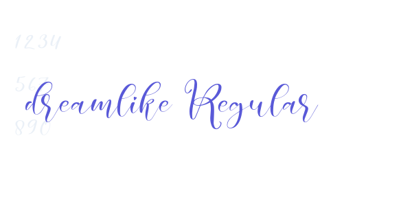 dreamlike Regular font