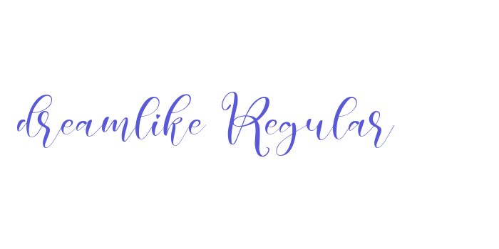 dreamlike Regular Font