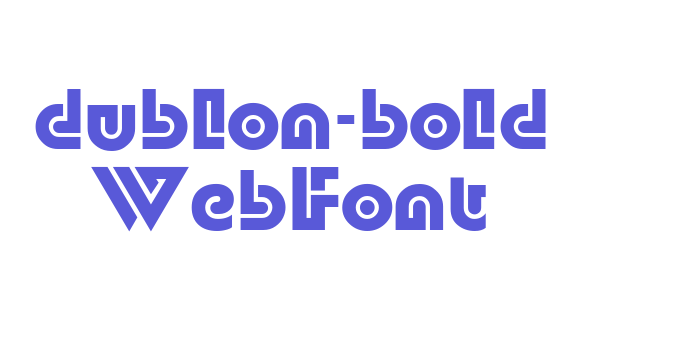 dublon-bold WebFont Font Download