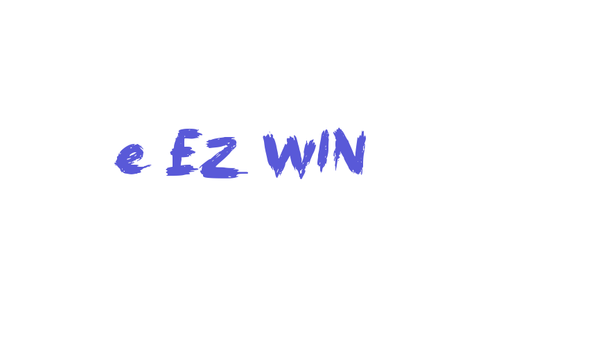 e EZ WIN Font