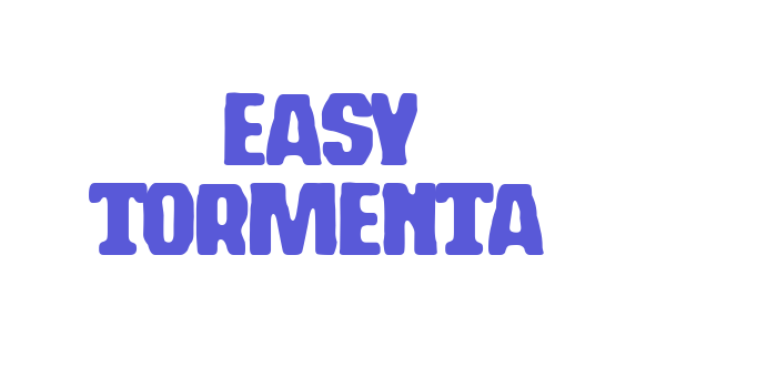 easy tormenta Font Download