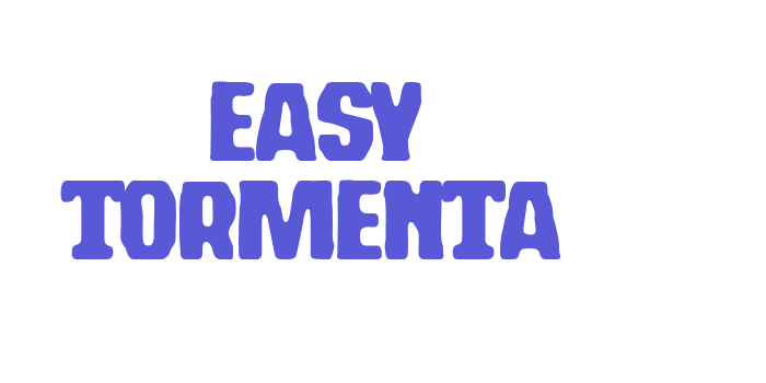 easy tormenta Font