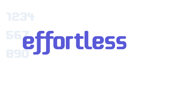 effortless font free