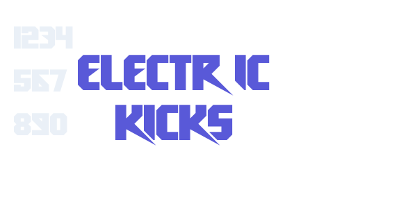 electr Ic kIckS font free