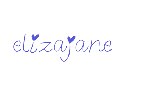 elizajane Font