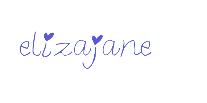 elizajane Font Download