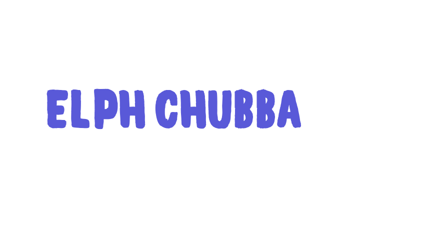 elph_chubba Font