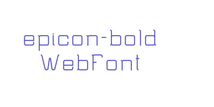 epicon-bold WebFont Font Download