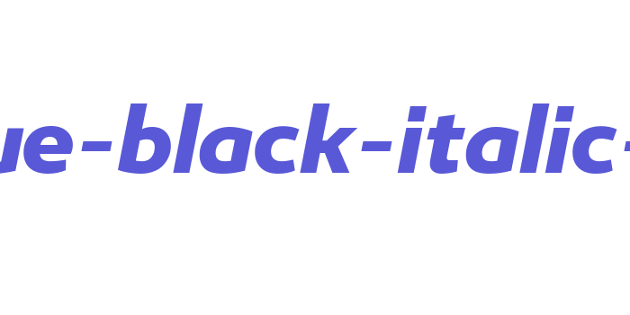 ergonomique-black-italic-webfont Font