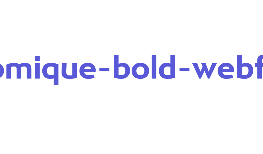 ergonomique-bold-webfont Font Download