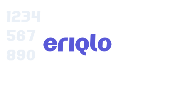 eriqlo font free