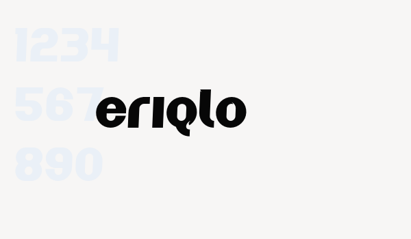 eriqlo Font