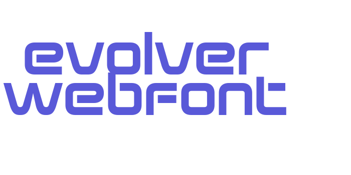 evolver WebFont Font Download