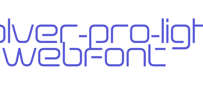 evolver-pro-light WebFont Font Download