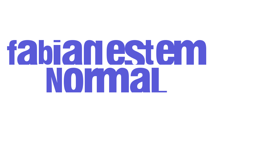 fabianestem Normal Font Download