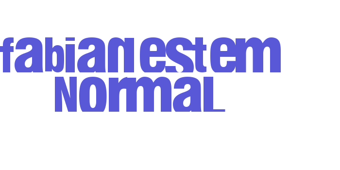 fabianestem Normal Font Download