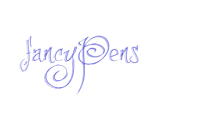 fancyPens Font