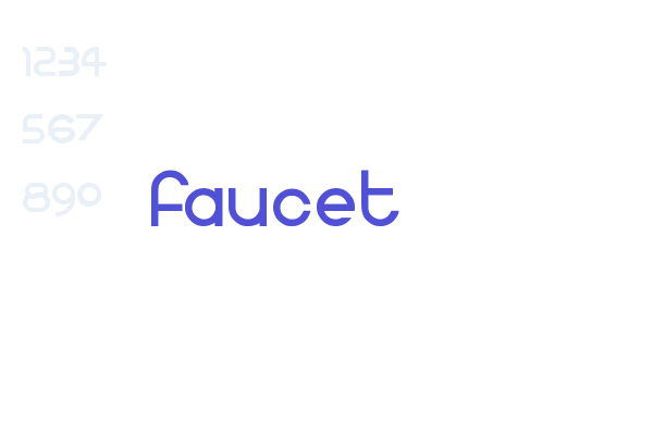 faucet Font Download