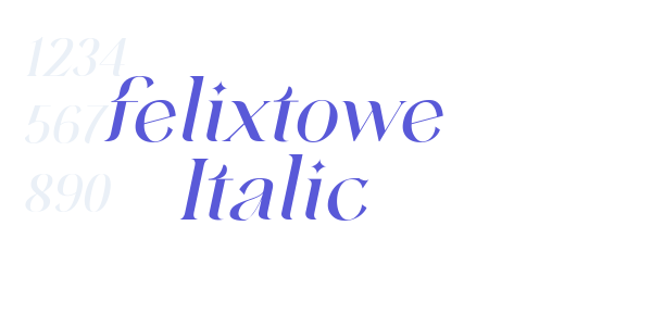 felixtowe Italic font