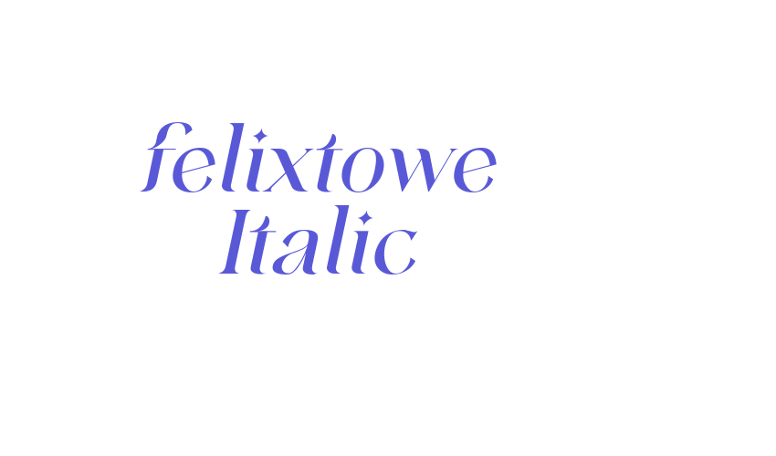 felixtowe Italic Font Download