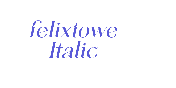 felixtowe Italic Font Download