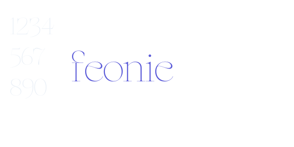 feonie font free