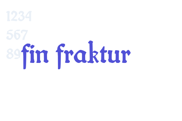 fin fraktur Font Download