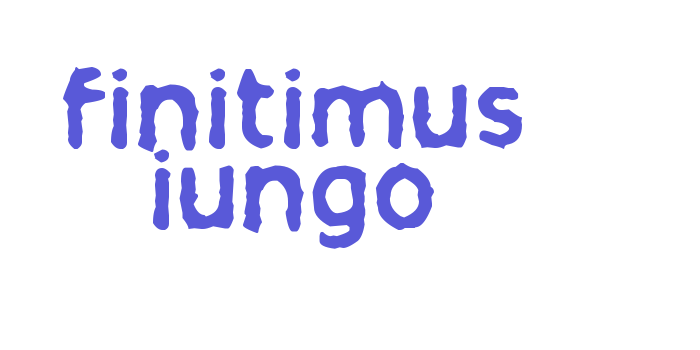 finitimus iungo Font Download