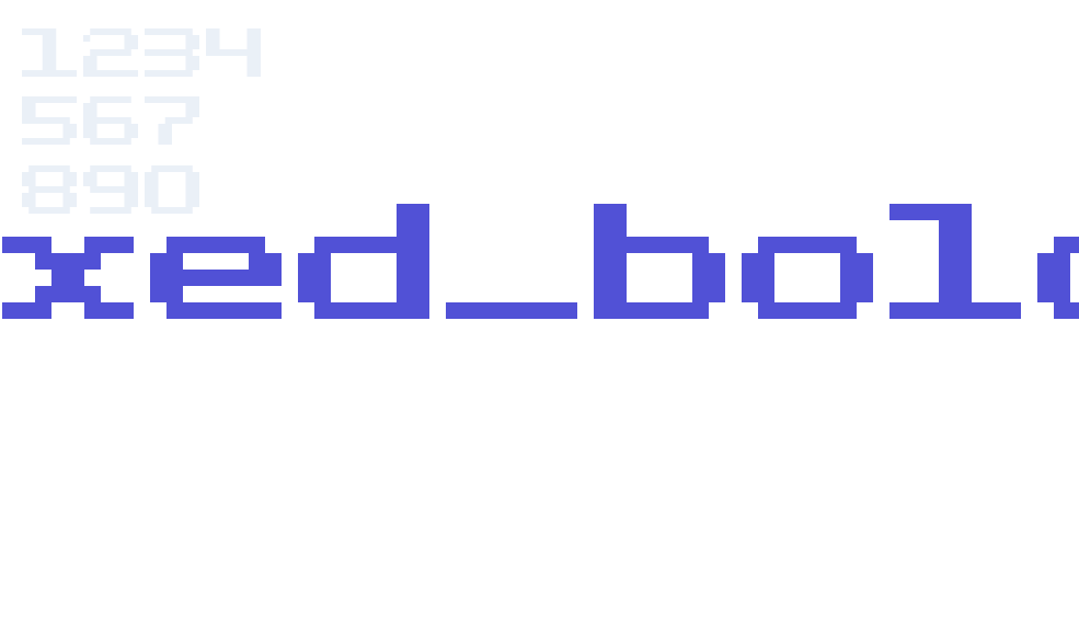 fixed_bold-font-download