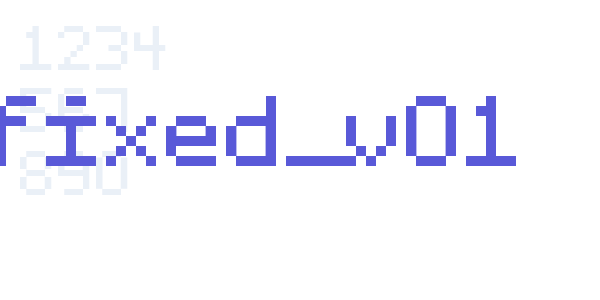 fixed_v01 font free