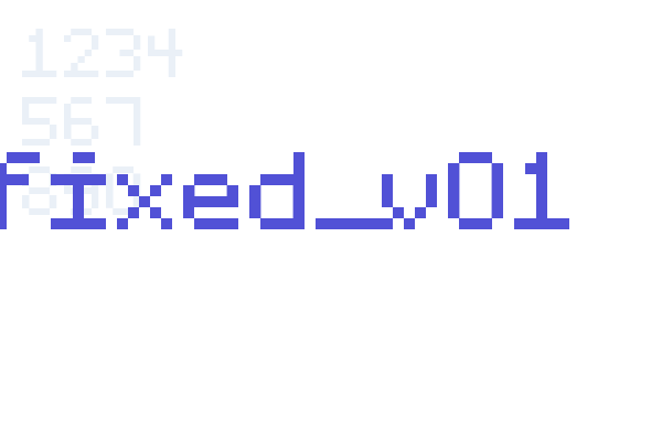 fixed_v01 Font Download