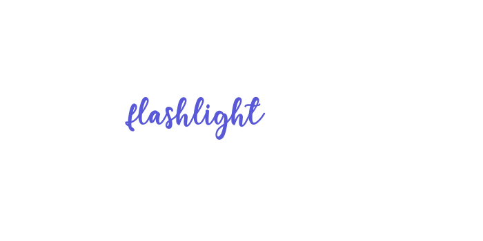 flashlight Font Download