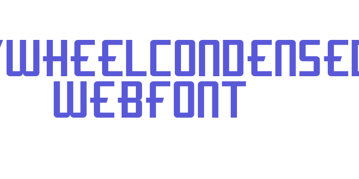 flywheelcondensed WebFont Font Download