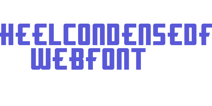 flywheelcondensedfat WebFont Font Download