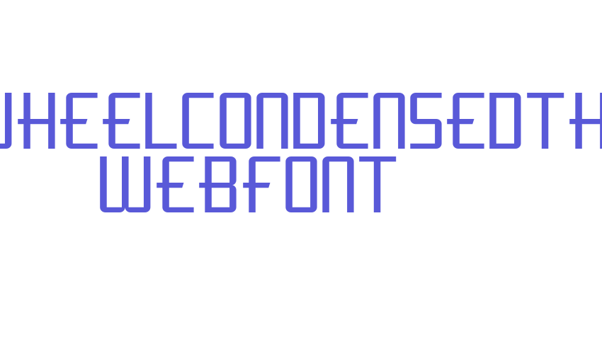 flywheelcondensedthin WebFont Font