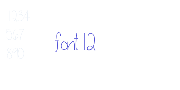 font12 font free