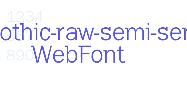 franklin-gothic-raw-semi-serif-light WebFont font