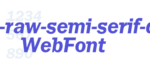 franklin-gothic-raw-semi-serif-demi-oblique WebFont-font-download