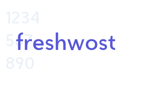 freshwost Font